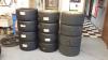 2 sets of new Continental 305/645R/18 R80, 1 set with 8 laps